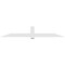 Ekena Millwork Eugene Architectural Grade PVC Gable Bracket, 108"W x 18"H x 2"D x 6"F, 4/12 Pitch GBP108X18X0206EUG00 - alternate 3